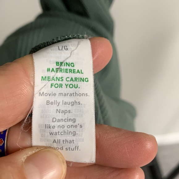 Aerie Ribbed One Shoulder Dress Size L - Picture 5 of 8